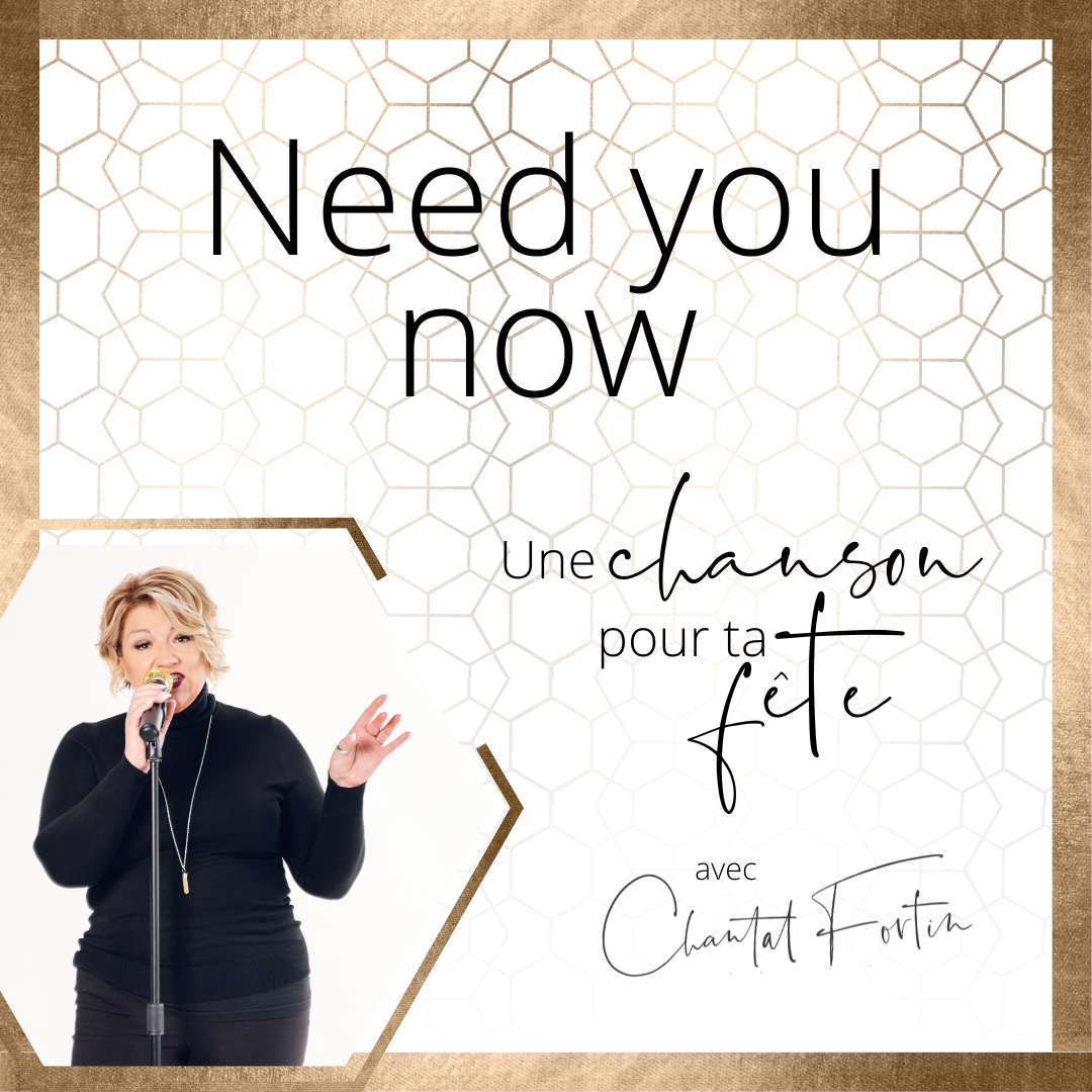 Numérique | Une chanson pour ta fête! - Need you now | Lady Antebellum