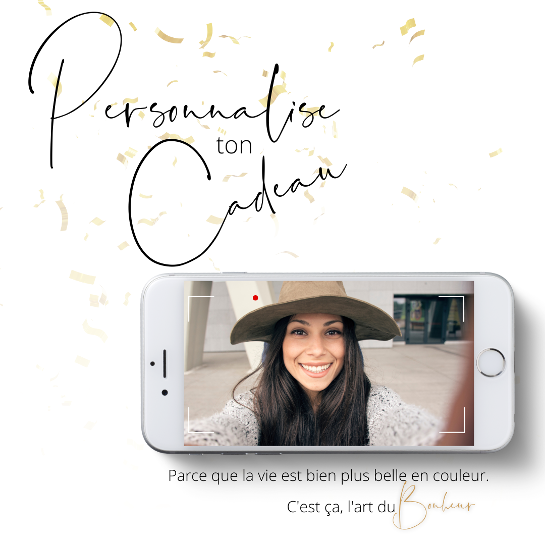 Envoie un message personnalisé avec ta commande (L'enregistrement se fera après ton passage à la caisse)